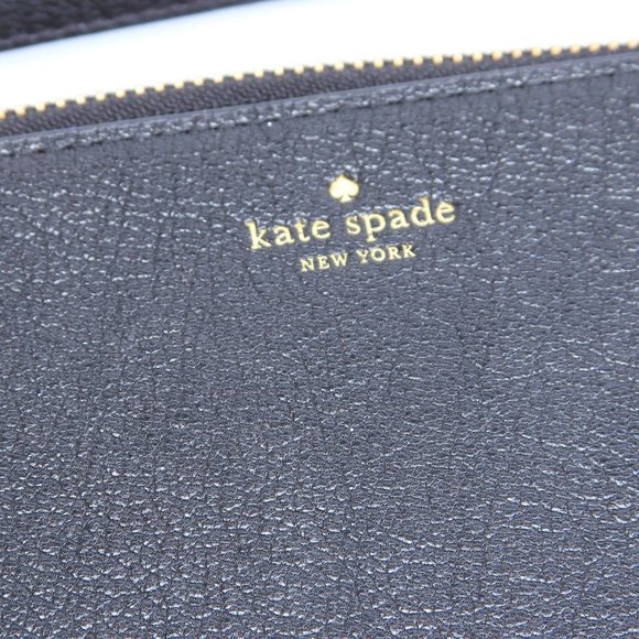 kate spade Black Leather Wallet Wristlet NWOT - Picture 4 of 13